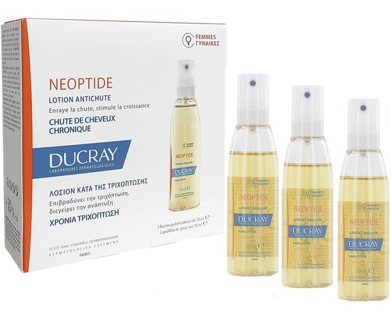 Лосьон против хронического выпадения волос для женщин Ducray Neoptide Anti-Hair Loss Lotion, 90 ml