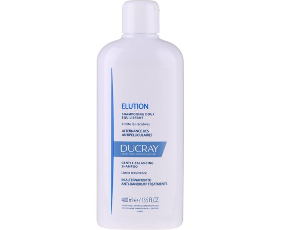 Ducray Elution Shampoo Оздоровлюючий шампунь для щоденного застосування, 200 мл, фото 