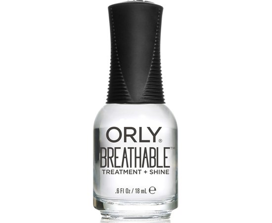 Orly Breathable Treatment + Shine Прозорий лак догляд + блиск, 18 мл, фото 