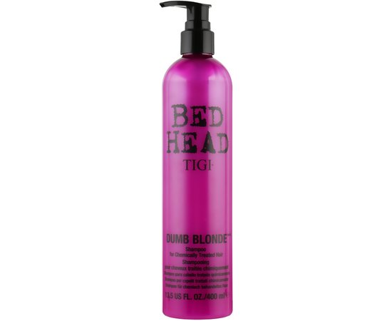 Шампунь для знебарвленого і пошкодженого волосся Tigi Bed Head Dumb Blonde Shampoo, 400ml, фото 
