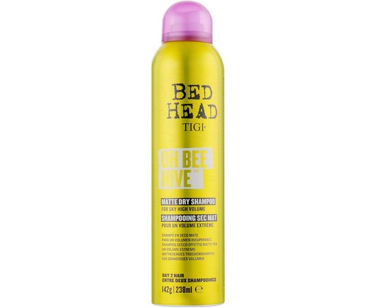 Сухий шампунь для об'єму волосся Tigi Bed Head Bee Hive Volumizing Dry Shampoo, 238 ml, фото 