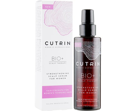 Зміцнювальна сироватка проти випадіння волосся у жінок Cutrin Bio+ Strengthening Scalp Serum For Women, 100 мл, фото _ab__is.image_number.default