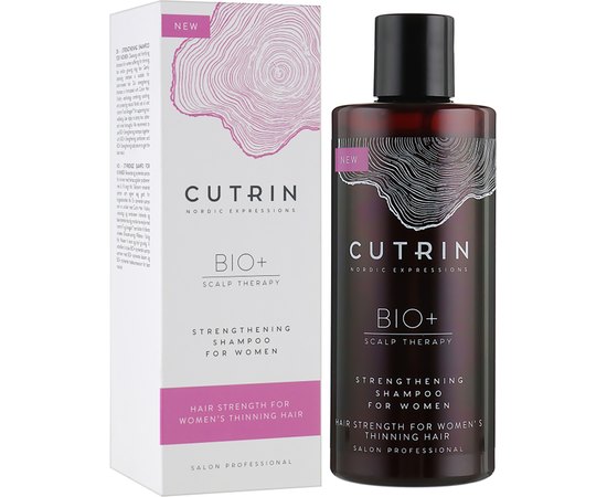 Зміцнюючий шампунь проти випадіння волосся у жінок Cutrin Bio + Strengthening Shampoo For Women, 250 мл, фото _ab__is.image_number.default