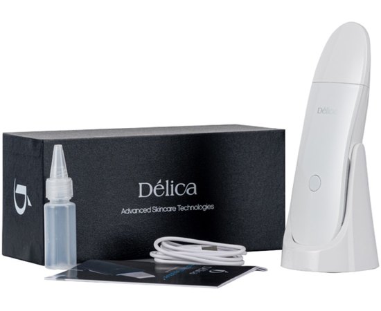 Ультразвуковой скрабер с автоматическим атомайзером Delica (белый), изображение 4