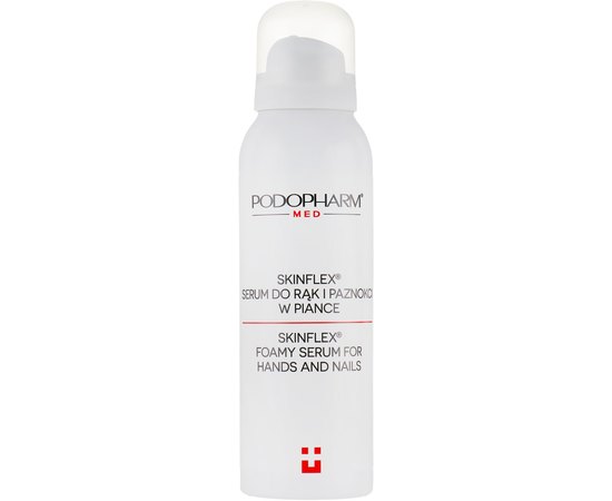 Увлажняющая пенка-сыворотка для рук и ногтей Podopharm Skinflex, 125 ml, изображение 3