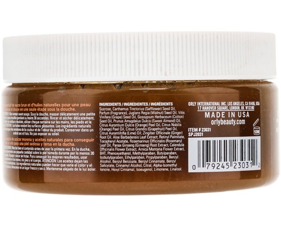 Увлажняющий скраб с цитрусом Orly SugarFix Citrus, 227 ml, изображение 3