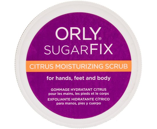 Увлажняющий скраб с цитрусом Orly SugarFix Citrus, 227 ml