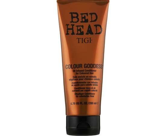 Восстанавливающий кондиционер для брюнеток и рыжеволосых Tigi Bed Head Colour Goddess Oil Infused Conditioner