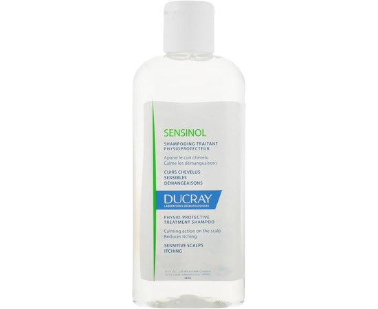 Защитный шампунь физиологический для чувствительной кожи Ducray Sensinol Shampoo, 200 ml