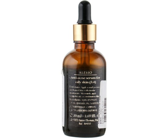 Alesso Professionnel Blue Gold Anti-Acne Serum Анти-акне сироватка Синє золото, 50 мл, фото _ab__is.image_number.default Alesso Professionnel Blue Gold Anti-Acne Serum Анти-акне сироватка Синє золото, 50 мл, фото _ab__is.image_number.default