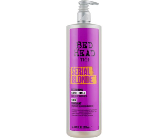 Кондиционер восстанавливающий для блондинок Tigi Bed Head Serial Blonde Conditioner, изображение 2