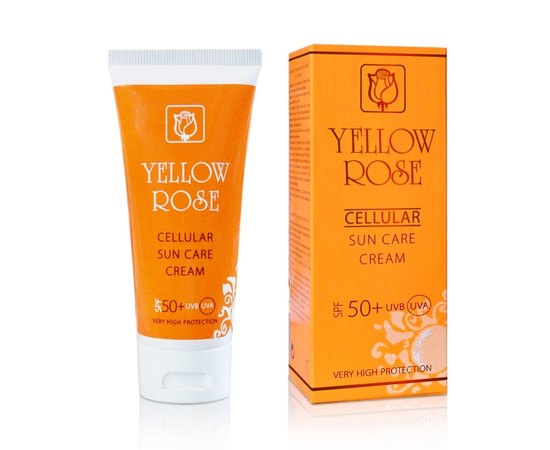 Крем антивозрастной солнцезащитный SPF 50 Yellow Rose Cellular Sun Care Cream, 50 ml, изображение 2