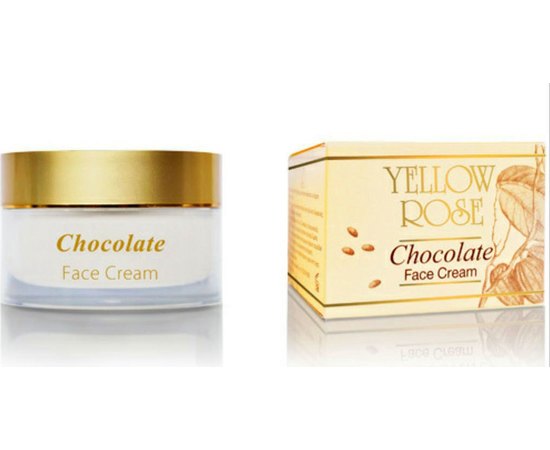 Крем энергетический шоколадный с экстрактом какао Yellow Rose Chocolate Face Cream, 50 ml, изображение 2