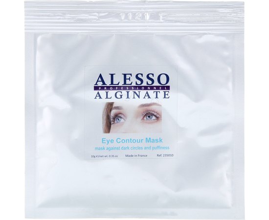 Маска альгинатная для контура глаз против темных кругов и отеков Alesso Professionnel Eye Contour Alginate Mask