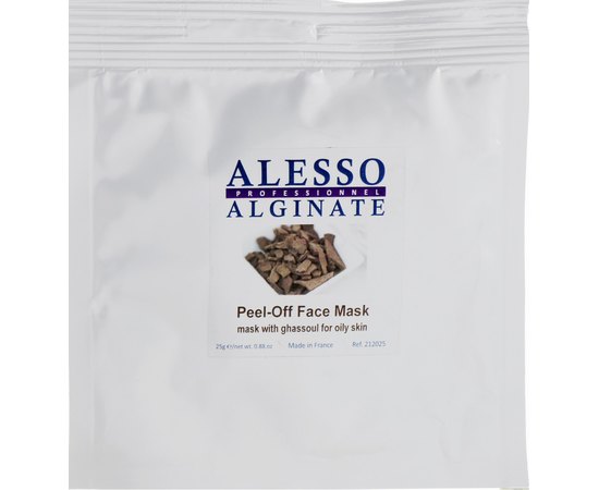 Маска альгинатная с глиной Гассул Alesso Professionnel Alginate Peel-Off Face Mask With Ghassoul For Oily Skin