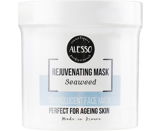Alesso Professionnel Translucent Alginate Peel-Off Face Mask With Alga Маска для обличчя альгінатна стимулююча з морськими водоростями, фото _ab__is.image_number.default