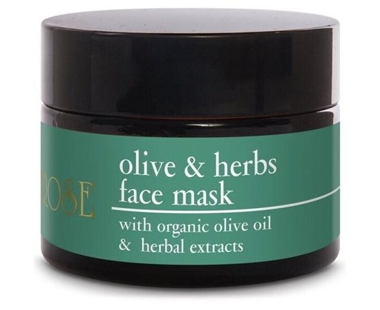 Yellow Rose Olive and Herbs Mask Маска для обличчя з оливковою олією і рослинними екстрактами, 50 мл, фото 