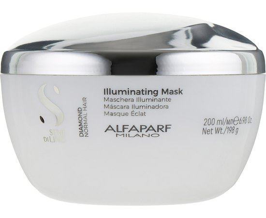 Alfaparf Milano Semi Di Lino Diamond Illuminating Mask Маска з мікрокрісталамі для блиску волосся, фото 