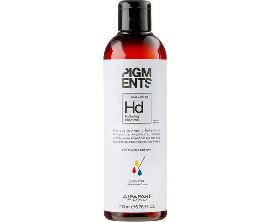 Alfaparf Milano Pigments Hydrating Shampoo Шампунь для нормальних і сухих волосся, 200 мл, фото 