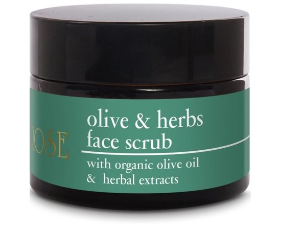Скраб для лица с оливковым маслом и растительными экстрактами Yellow Rose Olive and Herbs Scrab, 50 ml