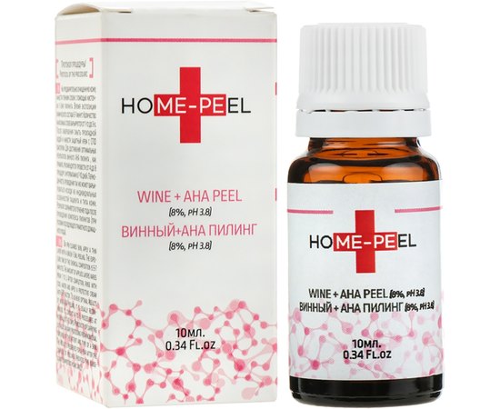 Home-Peel Wine + AHA Peel Винний + АНА пілінг 8% рН 3.8, 10 мл, фото _ab__is.image_number.default