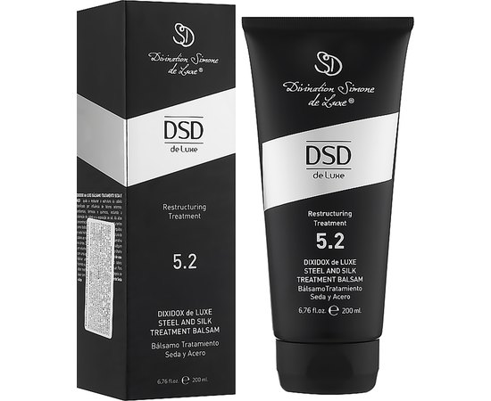 Восстанавливающий бальзам Сталь и шелк № 5.2  Simone Dixidox DeLuxe, 200 ml, изображение 2