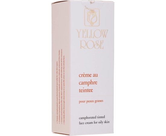 Yellow Rose Creme au Camphre Teintee Тональный камфорный крем с салициловой кислотой, 50 мл, изображение 2