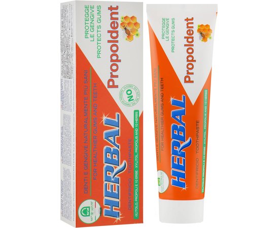 Зубна паста з прополісом та 10 лікарськими травами Natura House Toothpaste, 100 ml, фото 