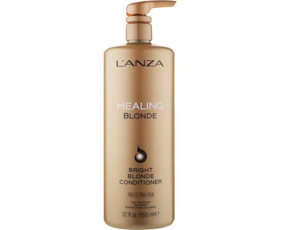 Целебный кондиционер для натуральных и обесцвеченных светлых волос L'anza Healing Blonde Bright Blonde Conditioner, изображение 2