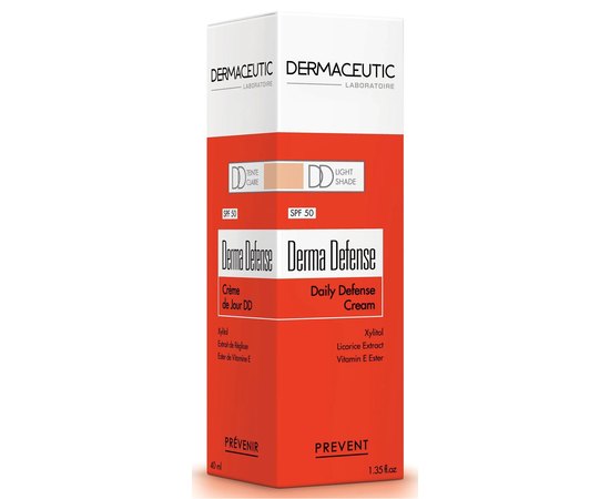 Dermaceutic Derma defense Легкий тонирующий крем для ежедневного использования с SPF50, 40 мл, изображение 2