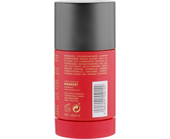 Дезодорант-стик 24 часа защиты Marbert Men Classic 24h Anti-Perspirant Stick, 75 ml, изображение 2 Дезодорант-стик 24 часа защиты Marbert Men Classic 24h Anti-Perspirant Stick, 75 ml, изображение 2