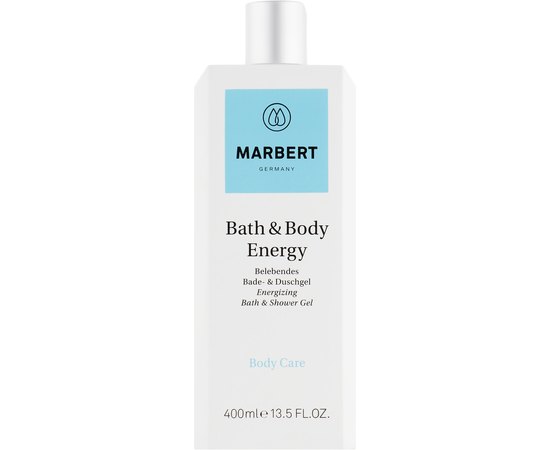 Энергетический гель для душа Marbert Body Care Bath & Body Energy Invigorating Showergel, изображение 2
