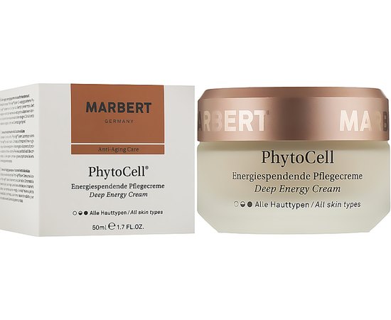 Энергетический крем для лица Marbert Anti-Aging Skin Care PhytoCell Deep Energy Cream, 50 ml, изображение 2