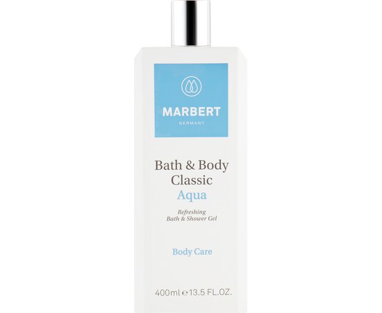 Гель для душа Аква Marbert Bath & Body Classic Aqua Bath & Showergel, 400 ml