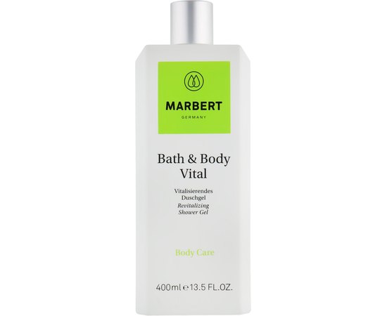 Marbert Body Care Bath & Body Vital Revitalizing Shower Gel Поживний, який відновлює гель для душу, 400 мл, фото 