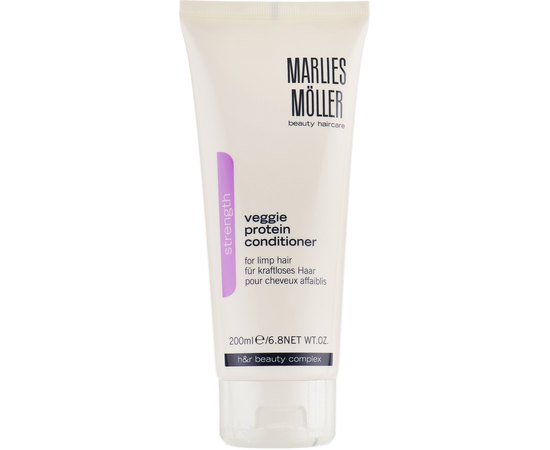 Кондиционер для ослабленных волос на основе растительного протеина Marlies Moller Strength Veggie Protein Conditioner, 200 ml