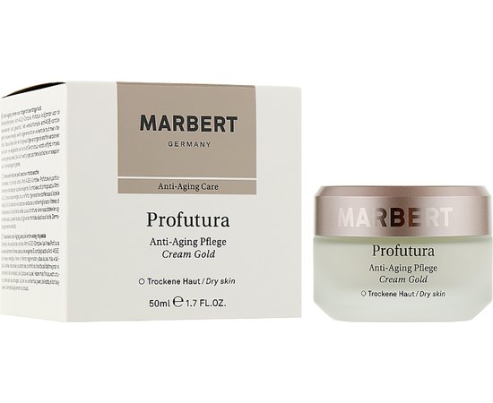 Крем антивозрастной золотой для лица Marbert Profutura Anti-Aging Skin Care Cream Gold, 50 ml, изображение 2