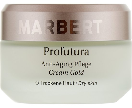 Marbert Profutura Anti-Aging Skin Care Cream Gold Антивіковий золотий крем для обличчя, 50 мл, фото 