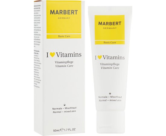 Marbert Basic Skin Care I love Vitamins Vitamin Care Крем для нормальної шкіри "Я люблю вітаміни", 50 мл, фото _ab__is.image_number.default