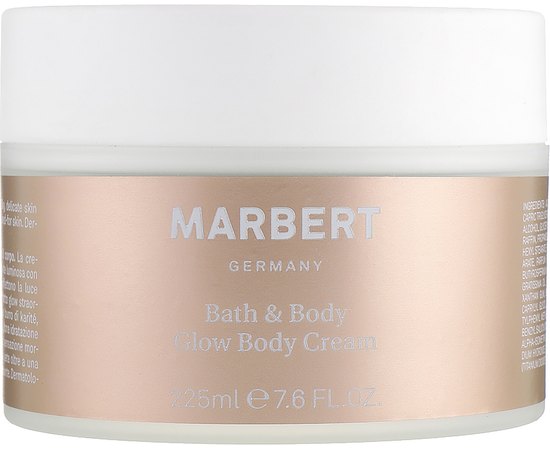 Крем для тела Marbert Bath & Body Glow Body Cream, 225 ml