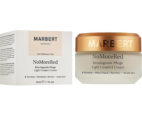 Marbert No More Red Anti-Redness Cream - light Легкий крем для обличчя, 50 мл, фото _ab__is.image_number.default