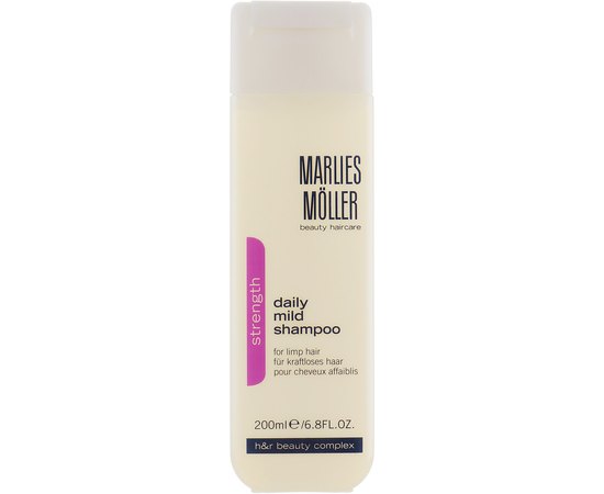 Marlies Moller Strength Daily Mild Shampoo М'який шампунь для щоденного застосування, 200 мл, фото 