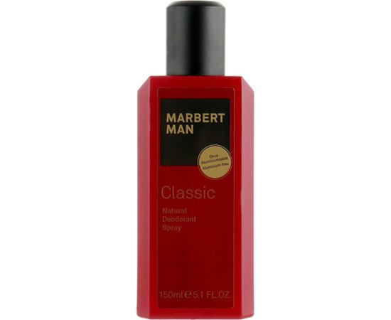 Marbert Men Classic Natural Deodorant Spray Натуральний дезодорант-спрей, 150 мл, фото 