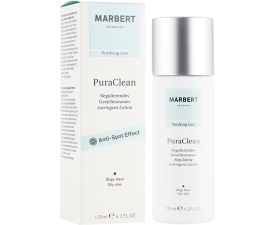 Marbert Pura Clean Astringent Lotion Очищувальний тонік для жирної шкіри, 125 мл, фото _ab__is.image_number.default