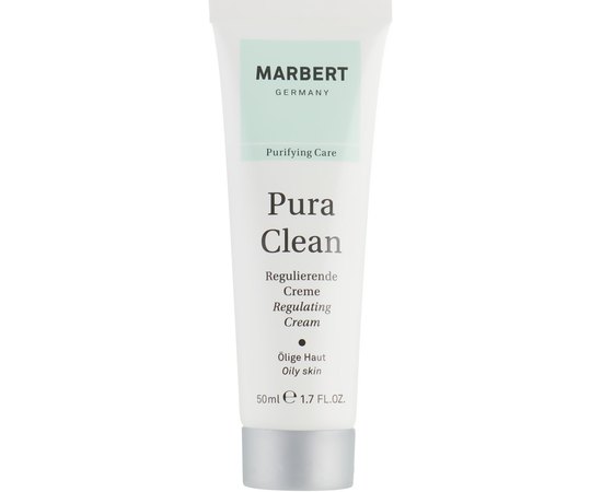 Marbert Purifying Care Pura Clean Regulierende Creme Регулюючий крем для жирної шкіри, 50 мл, фото 