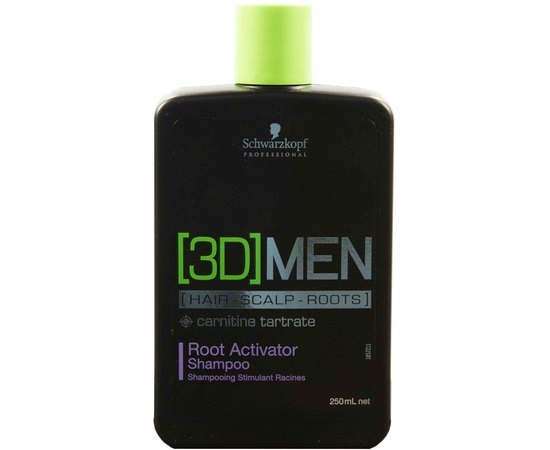 Schwarzkopf Professional 3D Men Root Activator Shampoo Шампунь активатор росту волосся, фото 