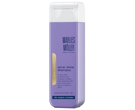 Marlies Moller Specialist Silver Shine Shampoo Шампунь для блондинок проти жовтизни волосся, 200 мл, фото _ab__is.image_number.default