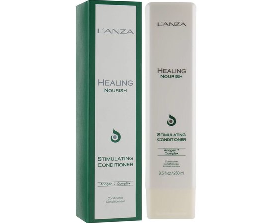 Стимулирующий кондиционер для роста волос L'anza Healing Nourish Stimulating Conditioner, 250 ml, изображение 2