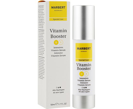 Сыворотка интенсивная витаминная Marbert Specialty Care Lines Vitamin Booster intensives Vitamin-Serum, 50 ml, изображение 2