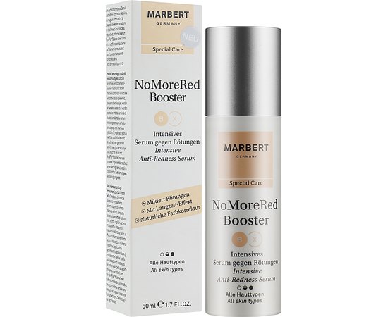 Сыворотка от покраснений Marbert No More Red Anti-Redness Serum, 50 ml, изображение 4